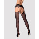 Obsessive Garter stockings S307 black XL/XXL-1