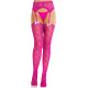 Колготки-панчохи Leg Avenue Heart Garterbelt Stockings One Size Magenta-3