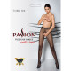 Колготки з відкритим доступом, імітація ботфорт TIOPEN 009 black 1/2 (20 den) — Passion-4