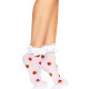 Leg Avenue Strawberry ruffle top anklets-3