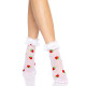 Leg Avenue Strawberry ruffle top anklets-1