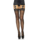 Leg Avenue Stockings Rhinestone backseam OS Black-1