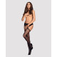 Obsessive Garter stockings S314 black S/M/L-2