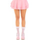 Шкарпетки ажурні з рюшами Leg Avenue Mini Bow Lace Anklet White-4