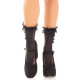 Шкарпетки ажурні з рюшами Leg Avenue Mini Bow Lace Anklet Black-2