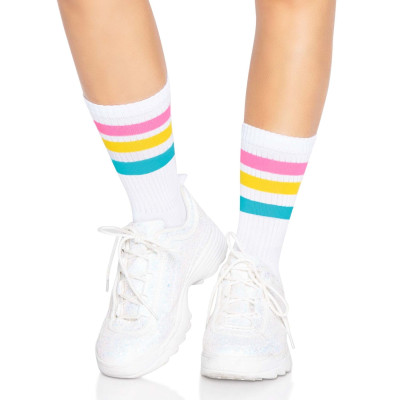 Leg Avenue Pride crew socks Pansexual