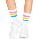 Leg Avenue Pride crew socks Pansexual-2