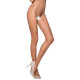 Еротичні колготки TIOPEN 006 beige 3/4 (30 den) - Passion, з вирізом, імітація трусиків