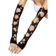 Leg Avenue Butterfly applique arm warmers Black-1