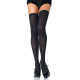 Leg Avenue Nylon Thigh Highs + PLUS SI Black-4