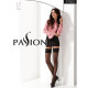 Графітові панчохи на ажурній силіконовій гумці Passion ST003 3/4 grafit - Passion-4