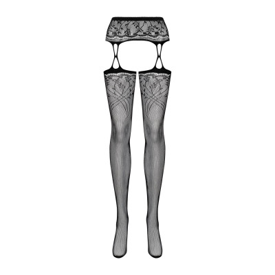 Obsessive Garter stockings S206 black S/M/L