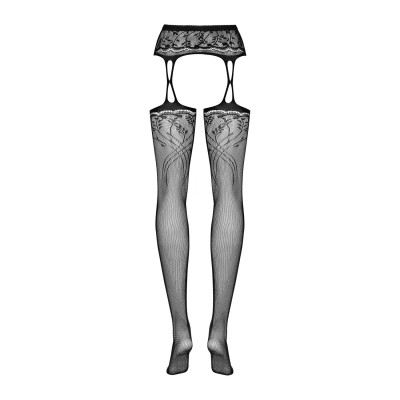 Obsessive Garter stockings S206 black S/M/L
