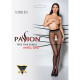 Колготки з відкритим доступом, імітація панчіх TIOPEN 014 black 1/2 (20 den) — Passion-4