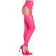 Колготки Leg Avenue Seamless Opaque Footless Suspender Hose One Size Neon Pink-2