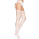 Панчохи Leg Avenue Daisy Dot Fishnet Stockings One Size White-4