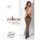 Еротичні колготки-бодістокінг Passion S001 black,, з доступом та з відкритими стегнами-5