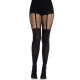Колготки Leg Avenue Garter Illusion Tights with Net Detail One Size Black-2