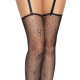 Панчохи Leg Avenue Daisy Dot Fishnet Stockings One Size Black-3