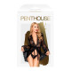 Комплект пеньюар, трусики з доступом та бралет Penthouse - Hypnotic Power Black S/L-2
