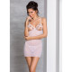 Сорочка з вирізами на грудях + стринги LOVELIA CHEMISE white XXL/XXXL - Passion-2