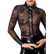Блуза Noir Handmade F377 Noirelle Lace Button-up Shirt S-3