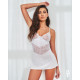 Пеньюар Obsessive Alissium chemise & thong XL/2XL-2