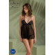 Пеньюар Passion KERRIA CHEMISE black S/M - ECO Passion-5