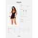 Сорочка Obsessive Bellastia chemise & thong XS/S-4