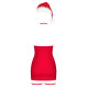 Сорочка Obsessive Kissmas chemise red 2XL/3XL-3
