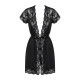 Obsessive 810-PEI-1 peignoir black L/XL-4