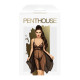 Бебі-дол з ажурним бралетом та асиметричним подолом Penthouse - Naughty Doll Black S/M-2