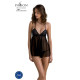 Пеньюар Passion KERRIA CHEMISE black XXL/XXXL - ECO Passion