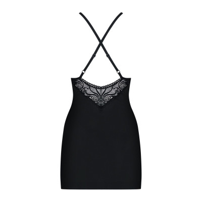 Obsessive 828-CHE-1 chemise & thong L/XL