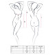Сорочка бебі-дол BERYL CHEMISE XXL/XXXL - Passion, трусики, напівпрозора, стрічка під груди-2