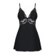 Obsessive 810-BAB-1 babydoll & thong black S/M-4