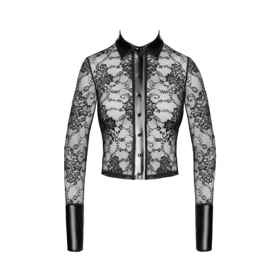 Блуза Noir Handmade F377 Noirelle Lace Button-up Shirt L