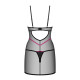 Пеньюар Obsessive Novenes chemise & thong M/L-4