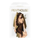 Бебі-дол з ажурним бралетом та високим розрізом Penthouse - Sweet Beast Black S/M-2