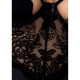 Сорочка приталена TONYA CHEMISE black S/M - Passion Exclusive, трусики-4