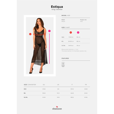 Obsessive Estiqua chemise XL/2XL Obsessive Estiqua chemise XL/2XL
