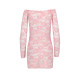 Прозора сорочка з довгим рукавом YOLANDA CHEMISE pink XXL/XXXL - Passion, трусики-3