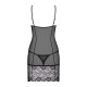 (SALE) Сорочка Obsessive Alluria chemise & thong S/M-3