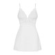 Obsessive 810-BAB-2 babydoll & thong white L/XL-4