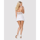 Obsessive 810-BAB-2 babydoll & thong white L/XL-3