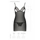 Сорочка з вирізами на грудях + стрінги LOVELIA CHEMISE black S/M - Passion-6
