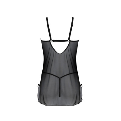 Пеньюар Passion DROSERA BODY black XXL/XXXL - ECO Passion