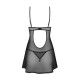 Сорочка Obsessive Euridia chemise & tanga XS/S-2