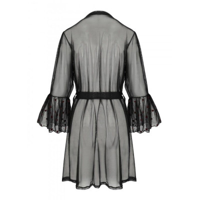 Повітряний пеньюар LOVELIA PEIGNOIR black L/XL - Passion