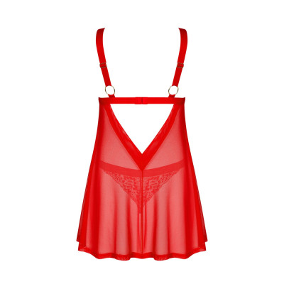 Бебі-дол Obsessive Elianes babydoll & thong XL/2XL